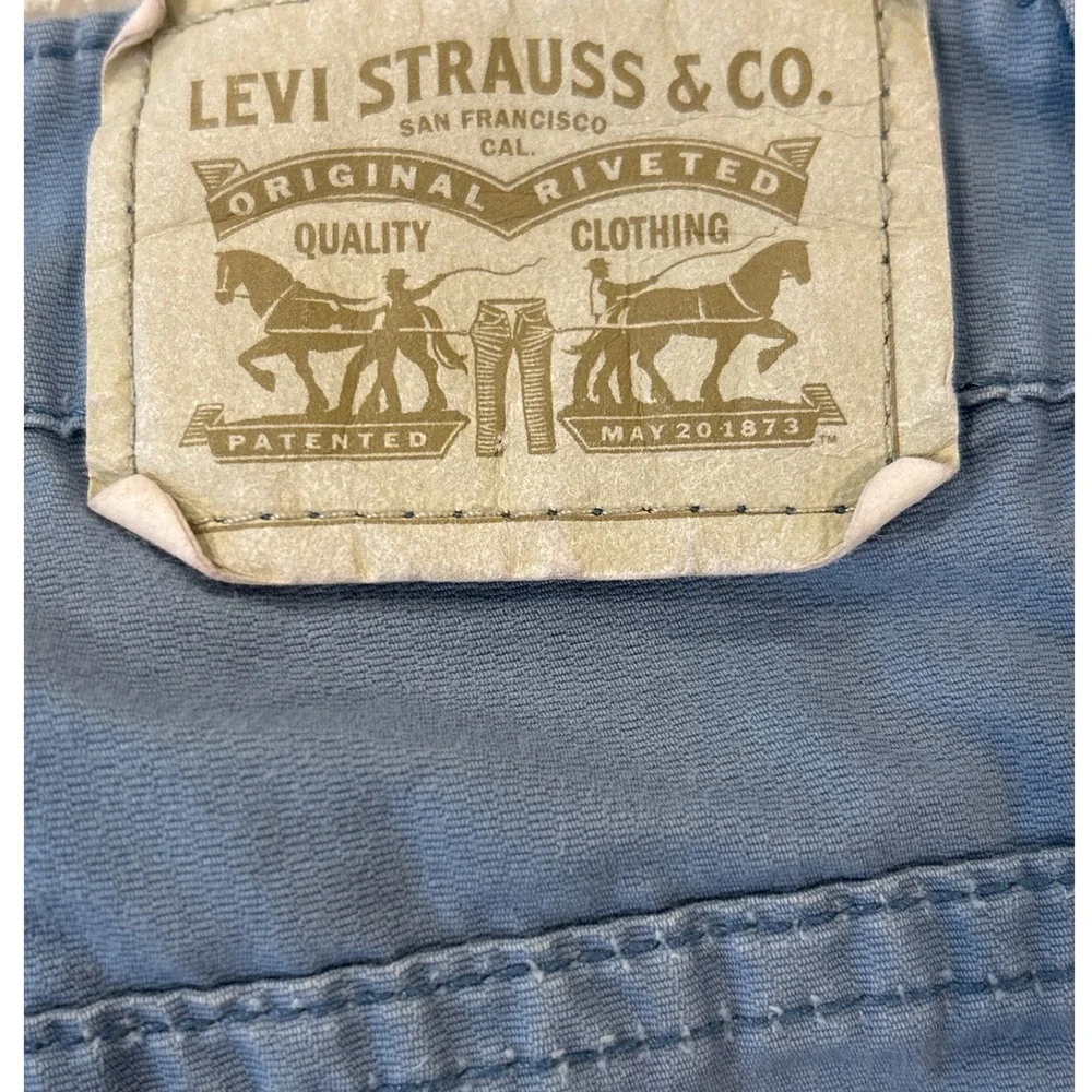 Levi Strauss Co Kids Boys‎ 18 Chino Shorts Light Blue Reg W29